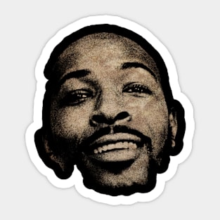 face marvin vintage Sticker